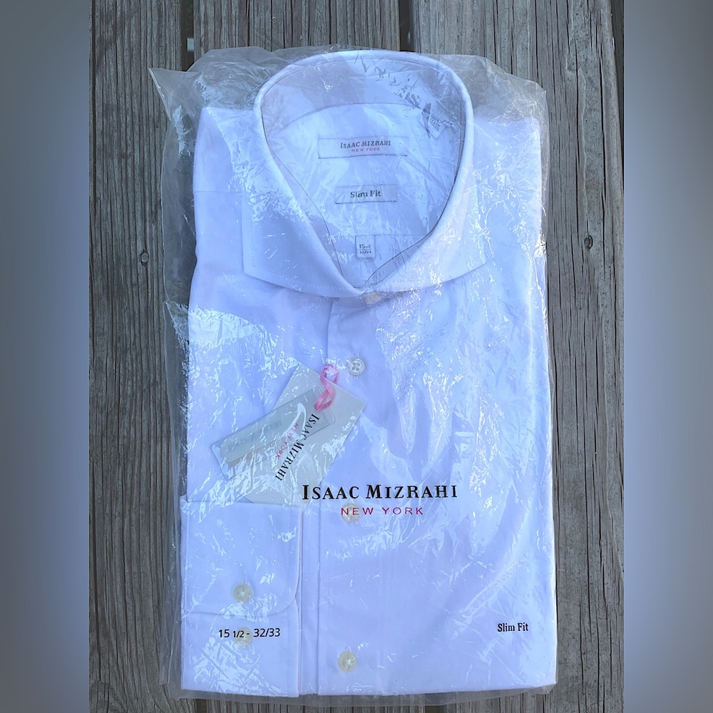 Isaac Mizrahi men’s dress shirt, NWT
